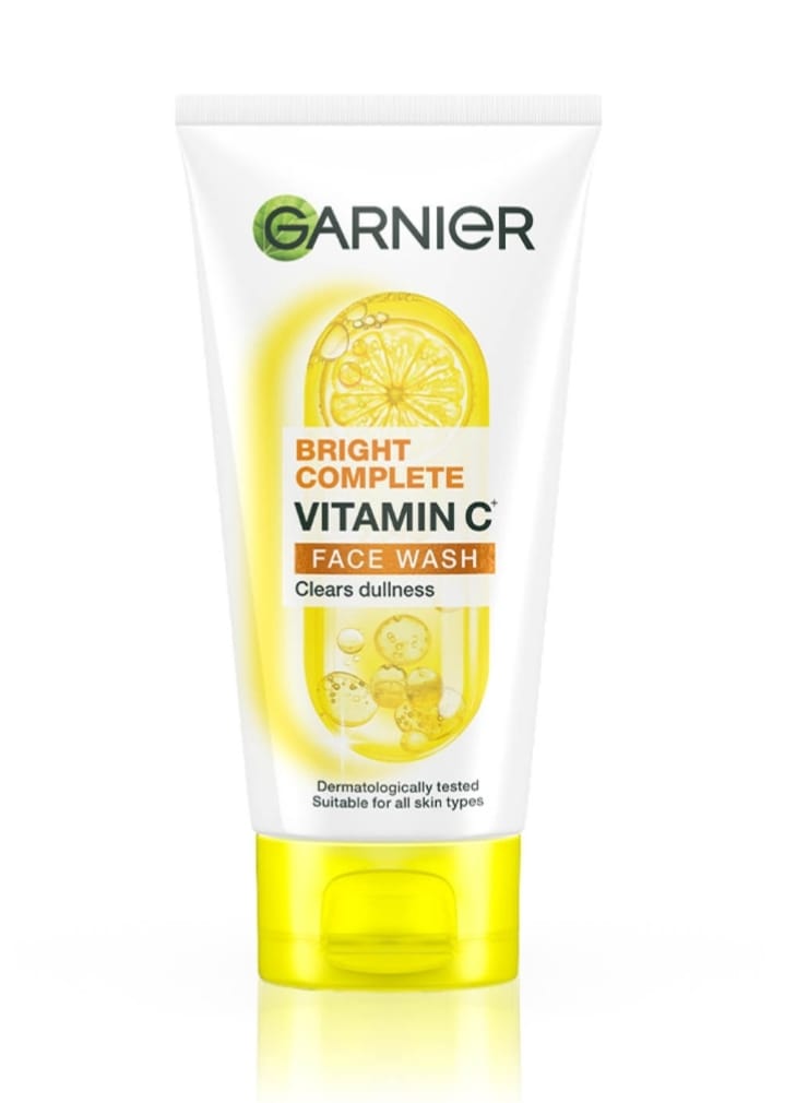 Garnier bright face wash 100g - Image 1